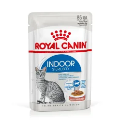 Royal Canin Indoor Sterilised in Sosse - Sparpaket: 24 x 85 g