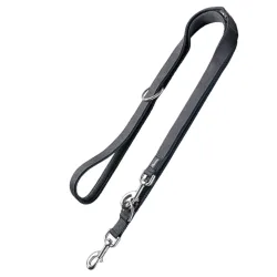 HUNTER Führleine Divo & Maldon, grau - 190 cm lang, 15 mm breit