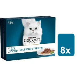 GOURMET Perle Erlesene Streifen 8x85g
