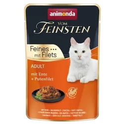 animonda Vom Feinsten Adult 18 x 85 g - mit Ente + Putenfilet