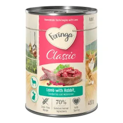Sparpaket Feringa Classic Meat Menü 24 x 400 g - Lamm & Kaninchen