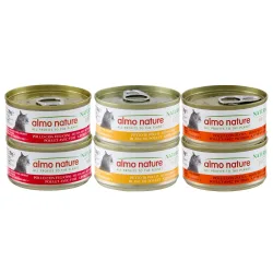 Sparpaket Almo Nature HFC Natural 24 x 70 g - Mixpaket mit Huhn (3 Sorten)