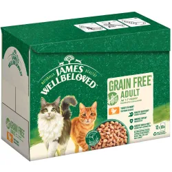 James Wellbeloved Adult Cat Grain Free Truthahn - 12 x 85 g