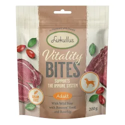 Lukullus Vitality Bites Unterstützung für das Immunsystem Wildschwein - Sparpaket 3 x 200 g