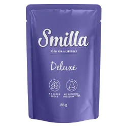 Smilla Deluxe Frischebeutel Häppchen in Sauce mit Gemüse - 12 x 85 g