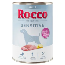 Rocco Sensitive 6 x 400 g - Neue Rezeptur - Truthahn mit Kartoffeln
