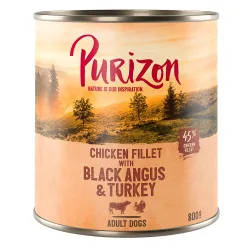 Sparpaket Original 24 x 800 g - Black Angus & Truthahn mit Süsskartoffel und Cranberry