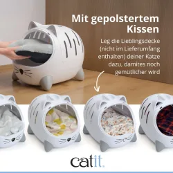 Catit PIXI Transportbox Mio - L 52 x B 35 x H 38,6 cm