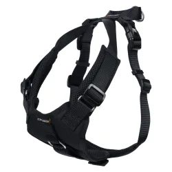 Icepeak Pet Tour Autogeschirr, schwarz - Grösse L: 64 - 80 cm Brustumfang