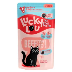 Sparpaket Lucky Lou Adult 48 x 125 g - Geflügel & Rind