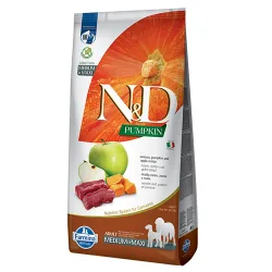 Farmina N&D 2 x 12 kg Lot für Hunde - Medium/Maxi Kürbis, Hirsch, Apfel (2 x 12 kg)