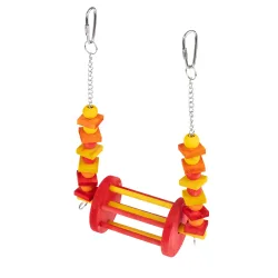 TIAKI Vogelschaukel Riesenrad - Grösse M: L 28 x B 17,8 x H 8,9 cm