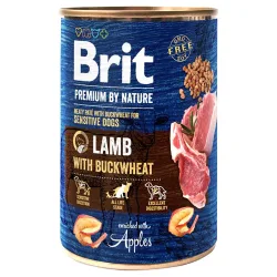 Brit Premium by Nature 6 x 400 g - Lamm mit Buchweizen