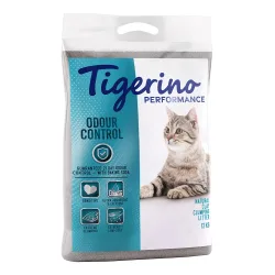 Tigerino Performance Odour Control Katzenstreu mit Natron ? parfümfrei - Sparpaket: 2 x 12 kg