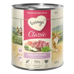 Sparpaket Feringa Classic Meat Menü 24 x 800 g - Lachs & Pute