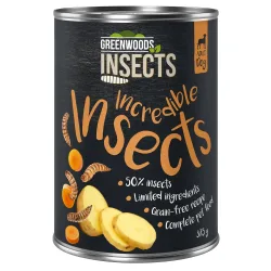 Greenwoods Insects Insekten mit Kartoffeln und Karotten - 6 x 375 g