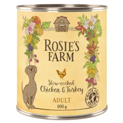 Sparpaket Rosie's Farm Adult 24 x 800 g - Fisch & Huhn