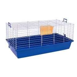 Skyline Kleintierkäfig Maxi XL - dunkelblau: L 100 x B 54 x H 44 cm