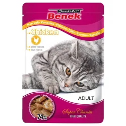 Super Benek Super Chunks 24 x 100 g - Kalb in Sauce
