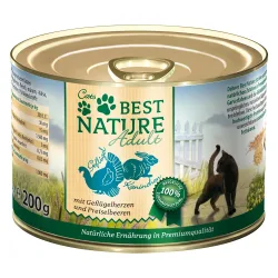 Best Nature Cat Adult 6 x 200 g - Geflügel & Kaninchen