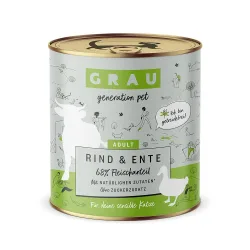 GRAU Adult Getreidefrei 6 x 800 g - Rind & Ente