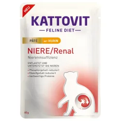 Kattovit Niere/Renal Paté 10 x 85 g - mit Huhn