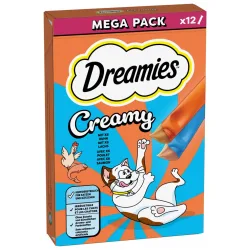 Dreamies Creamy Katzensnack Huhn + Lachs 12x10g