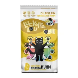 Lucky Lou Trockenfutter für Katzen, Adult Geflügel und Huhn 9 kg