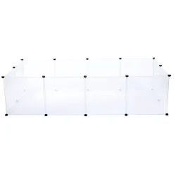 TIAKI Welpenfreilauf aus Kunststoff - 12 Paneele à B 50 x H 50 cm