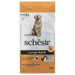 Schesir Dog Large Adult mit Huhn - Sparpaket: 2 x 12 kg