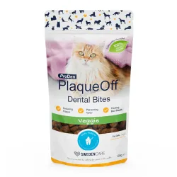 ProDen PlaqueOff Dental Bites für Katzen - Sparpaket: Veggie (2 x 60 g)