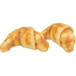 Trixie Croissants aus Kollagen mit Huhn - 6 Stück, ca. 8 cm (240 g)