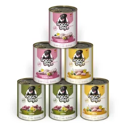 Sparpaket DOGGY Dog Adult 24 x 800 g - Mixpaket Sensitive (3 Sorten)
