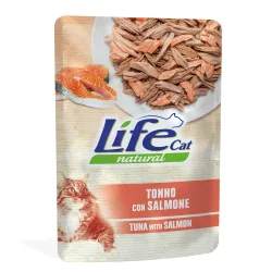 Sparpaket Life Cat Natural Adult 24 x 70 g - Thunfisch mit Lachs