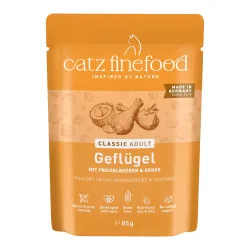 Sparpaket catz finefood 64 x 85 g - Geflügel