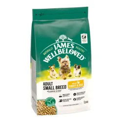 James Wellbeloved Adult Small Breed Dog Hypoallergenic Truthahn & Reis - 1,5 kg