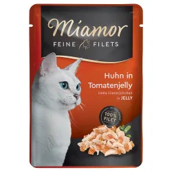 Miamor Feine Filets 6 x 100 g - Huhn in Tomatenjelly