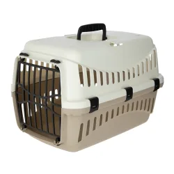 Kerbl Pet Transportbox Expedion - taupe / beige: L 45 x B 30 x H 30 cm