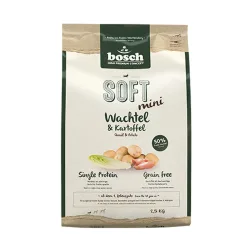 bosch HPC Soft Mini Wachtel & Kartoffel - Sparpaket: 3 x 2,5 kg