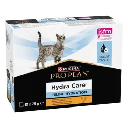 PURINA PRO PLAN Feline Hydra Care - mit Huhn-Geschmack (10 x 75 g)