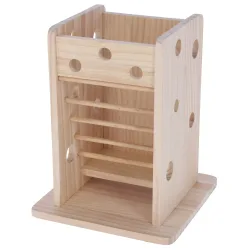 Kerbl Pet Heu- und Gemüseturm für Kleintiere - L 24 x B 24 x H 30 cm