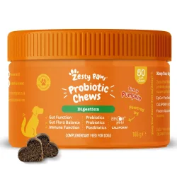 Zesty Paws Probiotic Chews Kürbis - 50 Kautabletten