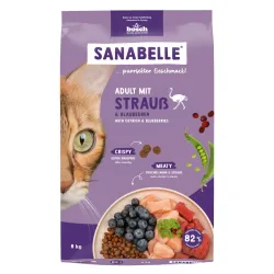 Sanabelle Adult mit Strauss & Blaubeeren - 8 kg