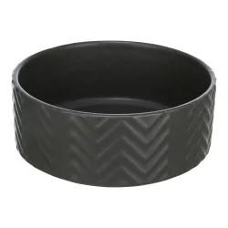 Trixie Keramik Napf, schwarz - 900 ml, Ø 16 cm