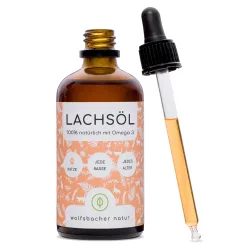 Wolfsbacher Natur Lachsöl für Katzen - 100 ml
