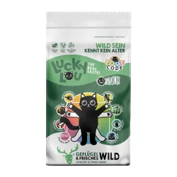 Lucky Lou Trockenfutter Katze, Senior, Geflügel und Wild 9 kg