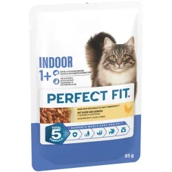 Perfect Fit Indoor 1+ - Sparpaket: Huhn (24 x 85 g)