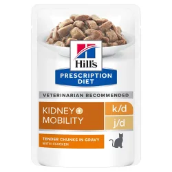 Hill's Prescription Diet k/d + Mobility Feline mit Huhn 12x85 g