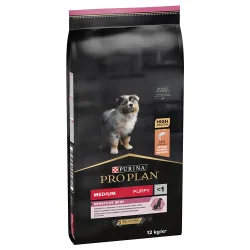 PRO PLAN Puppy Medium Sensitive Skin Lachs 12 kg