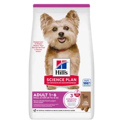 Hill's Science Plan Adult 1-6 Small & Mini mit Lamm & Reis - Sparpaket: 2 x 6 kg